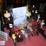Peg Dolls at the refectory&nbsp;table